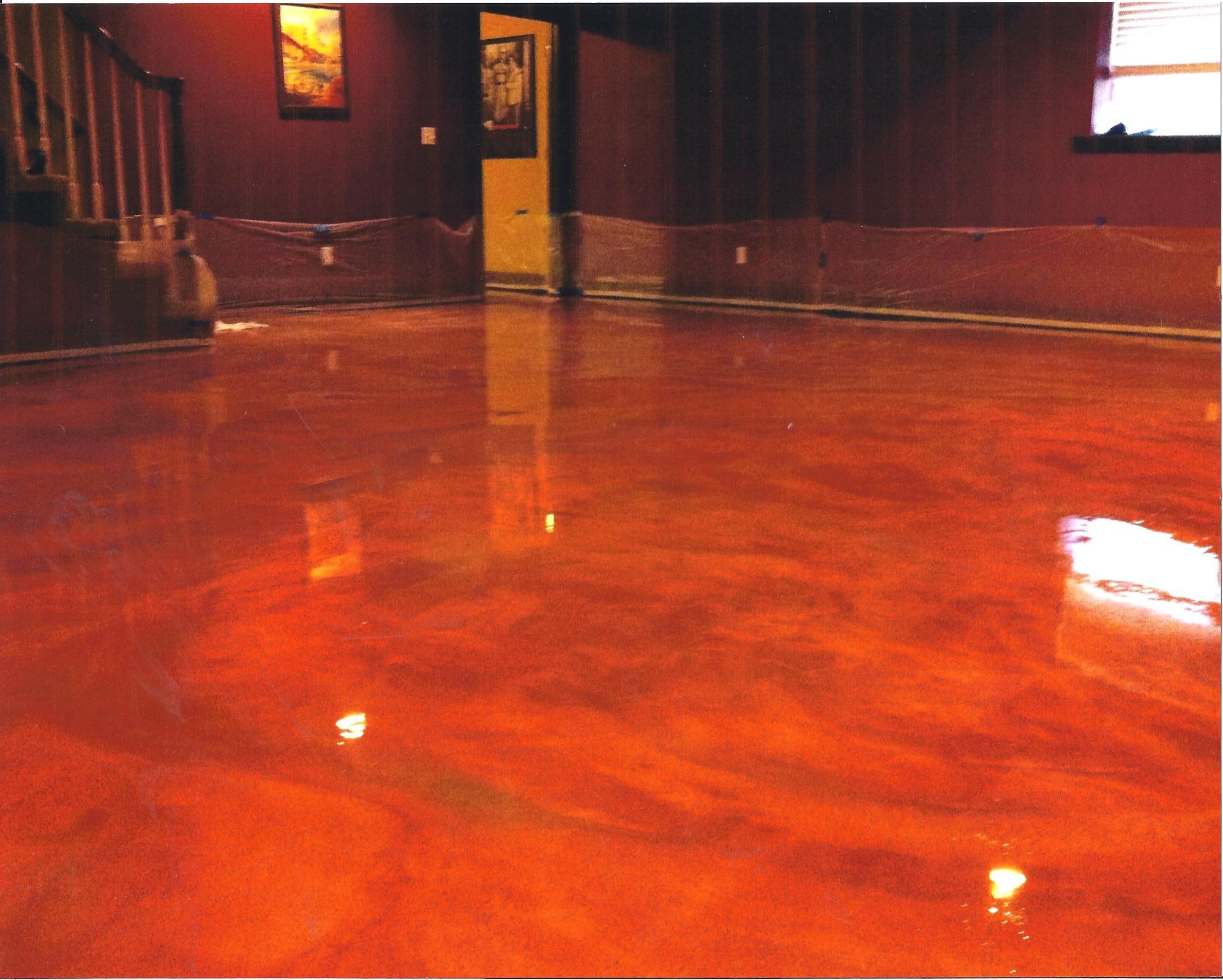 Sundek Stains Add Color To Concrete Overlays Environmental Sunacid Reactive Acid Stain