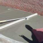 Fresh concrete