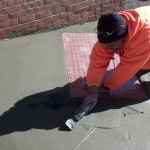 Finishing concrete