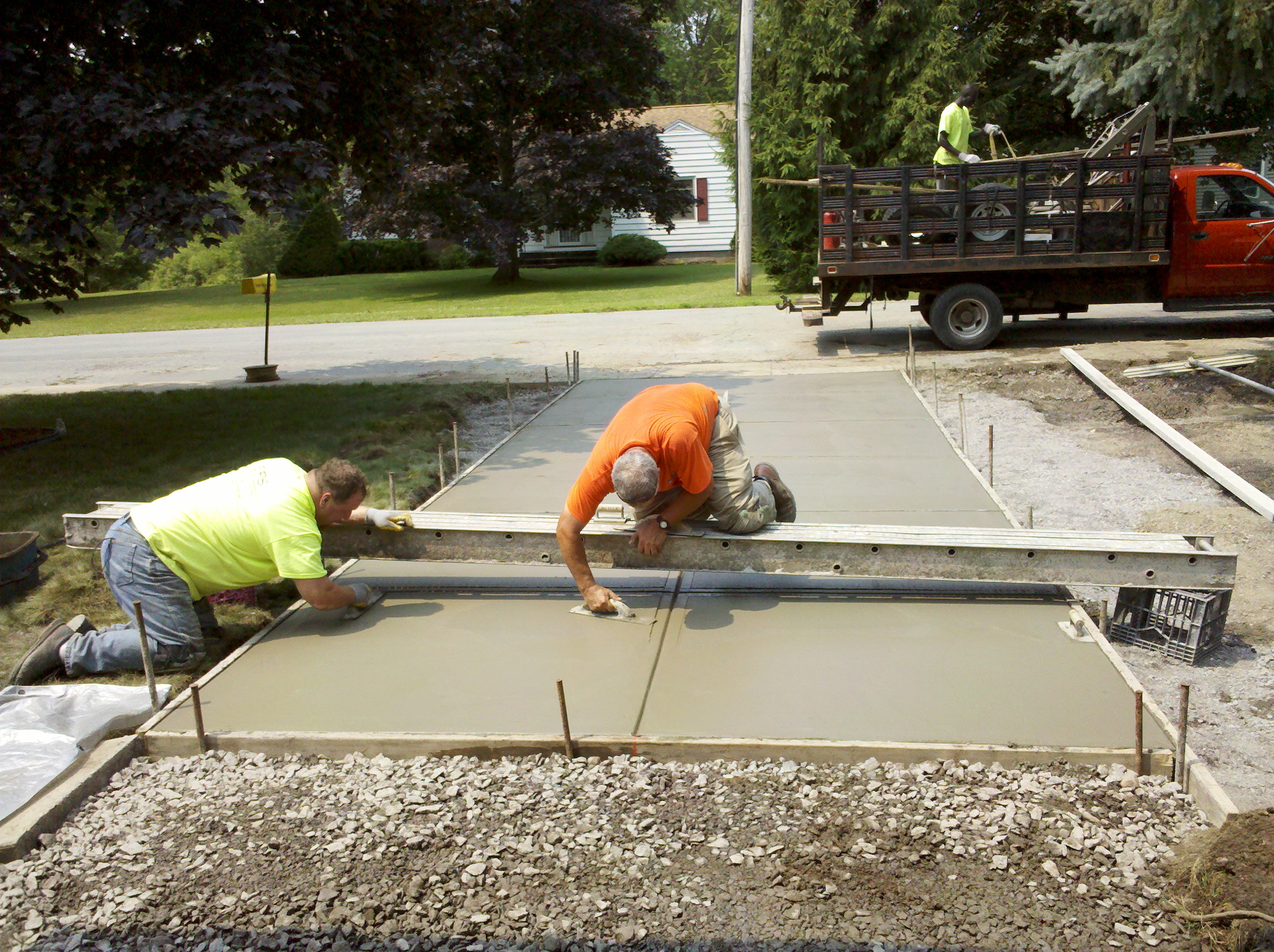 Concrete driveway in Pulaski, NY