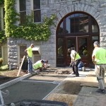 Concrete pour