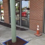 Flexi-Pave around columns